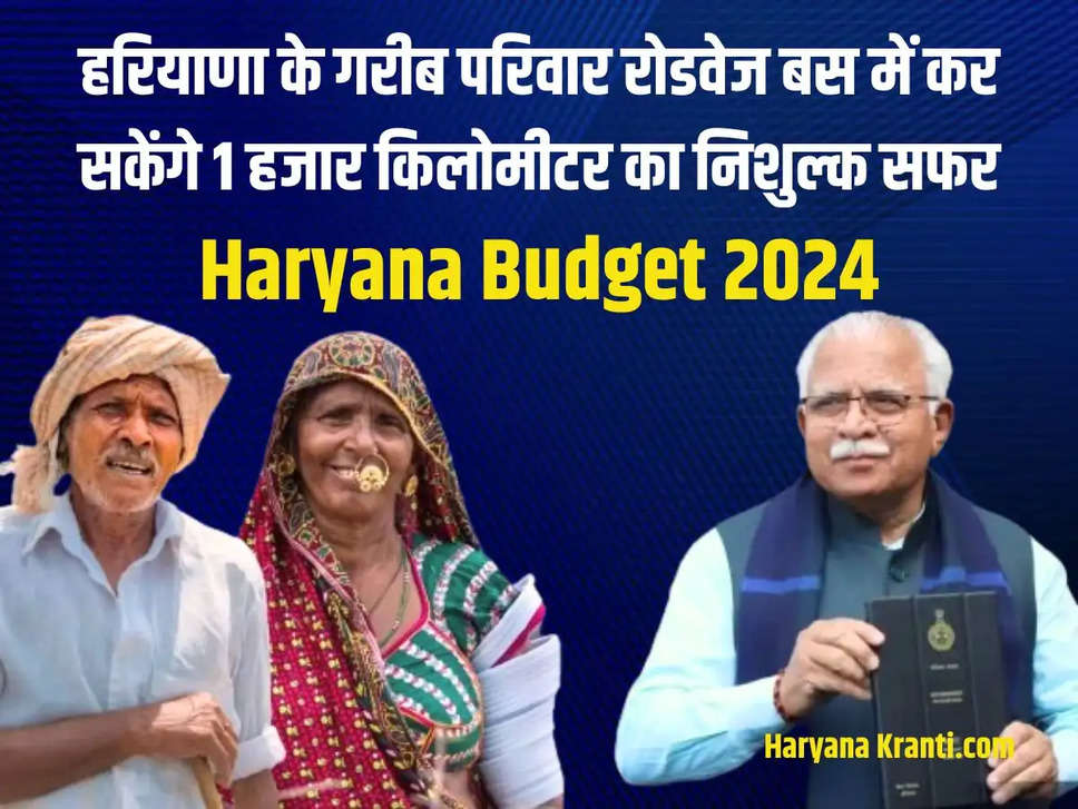 Haryana Budget 2024 today