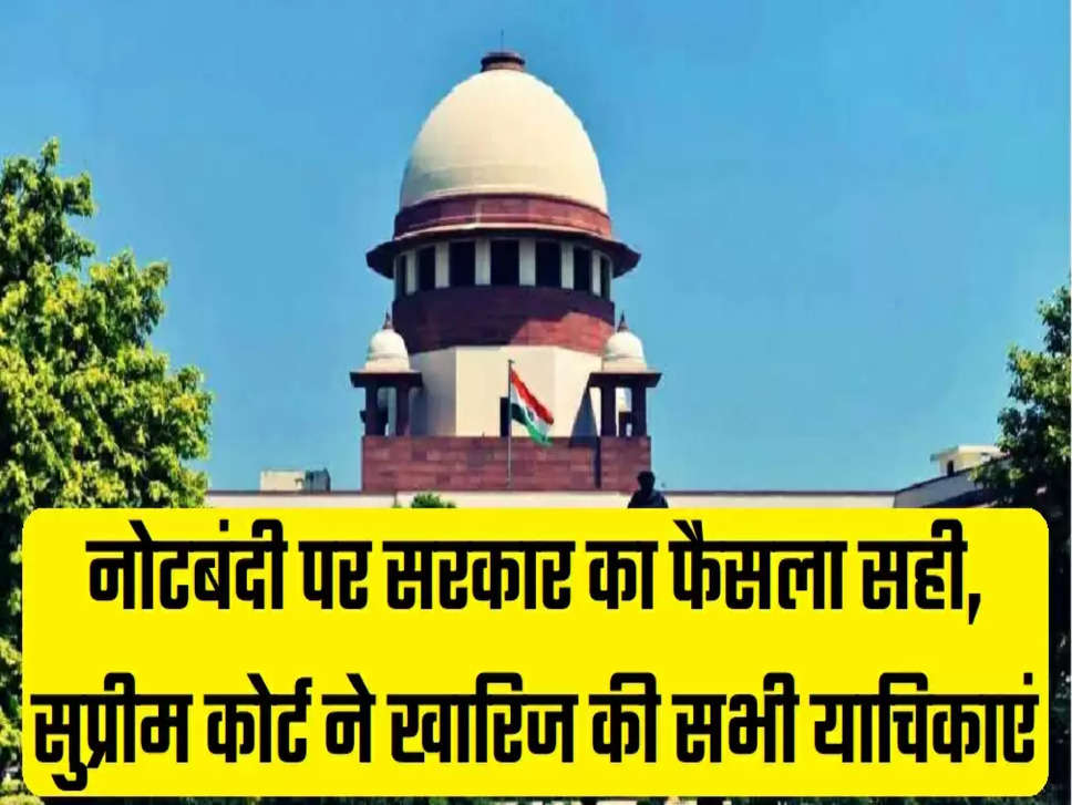 Supreme Court decision On Demonetisation